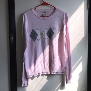 Pink argon sweater